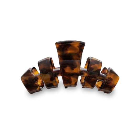 TELETIES - Classic Hair Clip | Small | Tortoise
