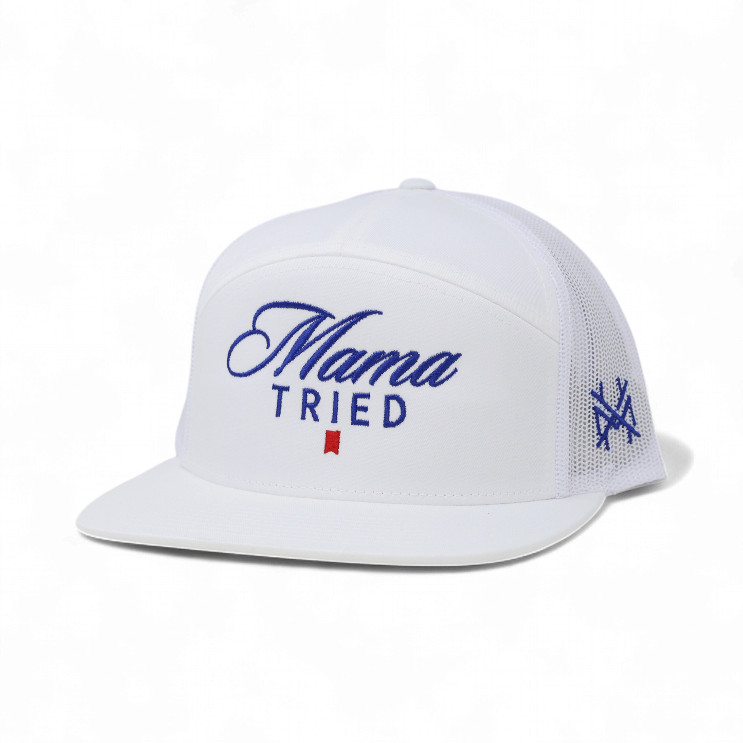 The Mad Hatter Co - Mama Tried Ultra Trucker Hat: Trucker Black/White