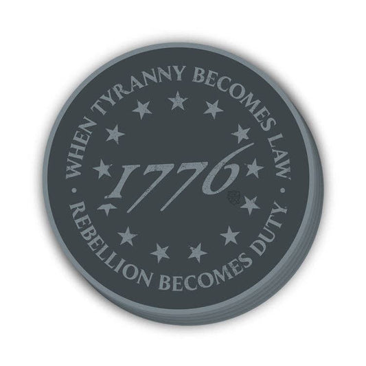 Shield Republic LLC - When Tyranny Becomes Law 1776 Decal