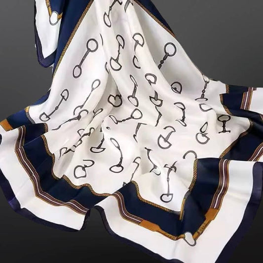 Westrian International - Western Equestrian Snaffle Bit Satin Scarf Wild Rag