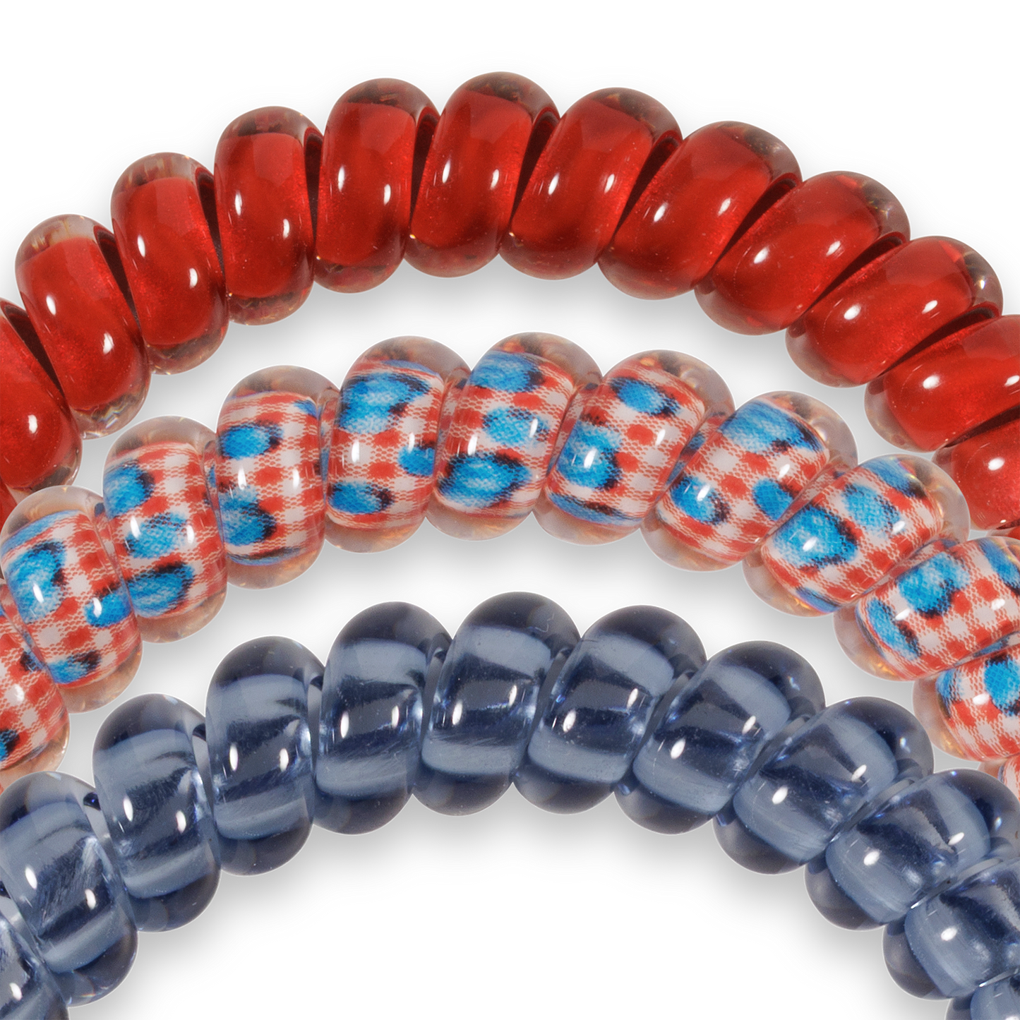 TELETIES - Spiral Hair Coils | Small | Blueberry Farms