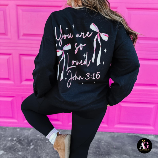 Al + Gray Graphic Tees - You are so Loved: XL