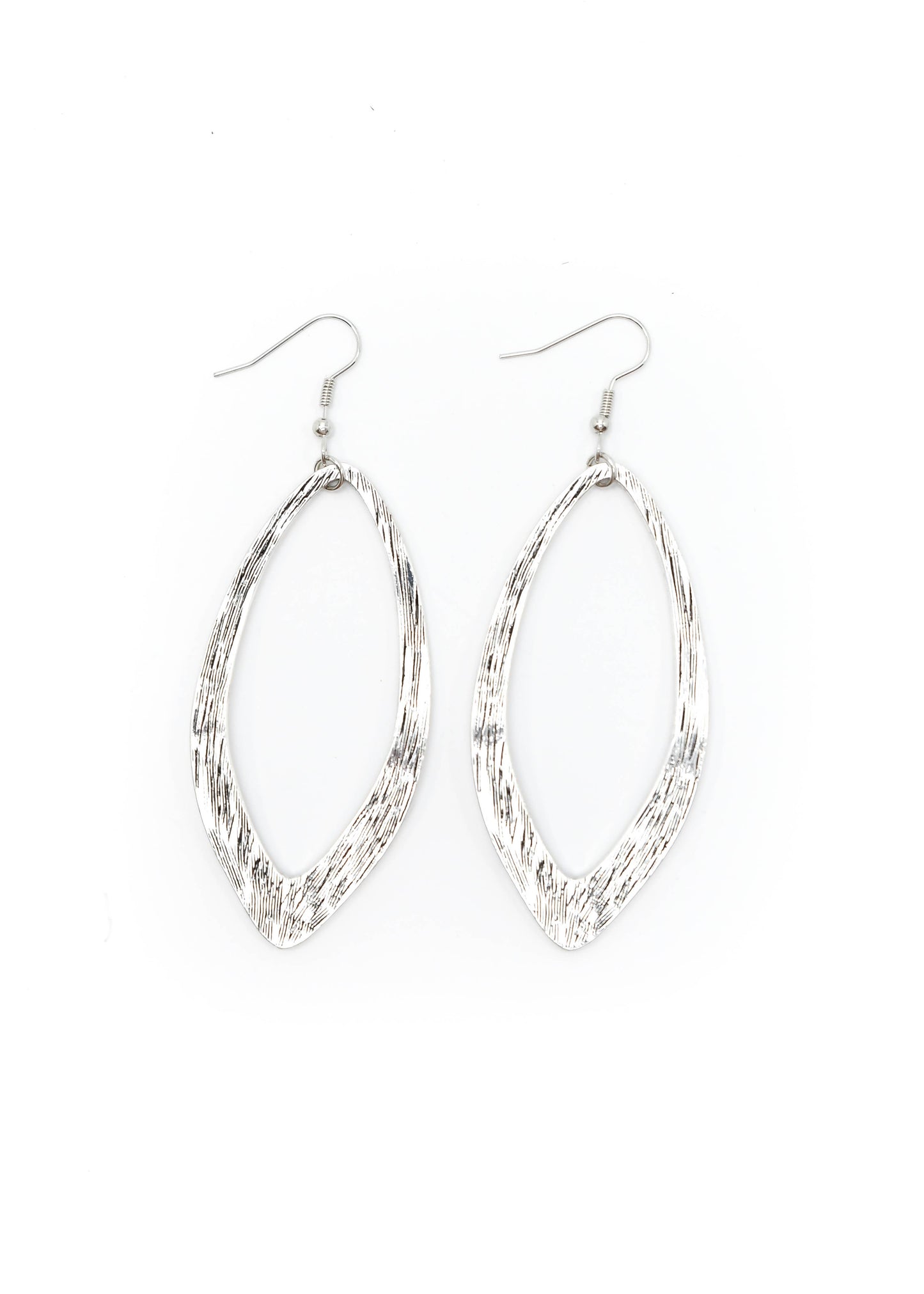 West & Co. - Large Wavy Cut-Out Silver Earring