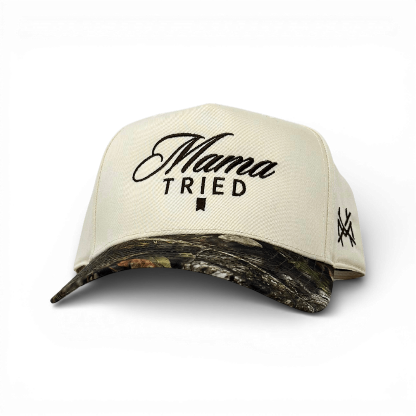 The Mad Hatter Co - Mama Tried Ultra Trucker Hat: Trucker Black/White