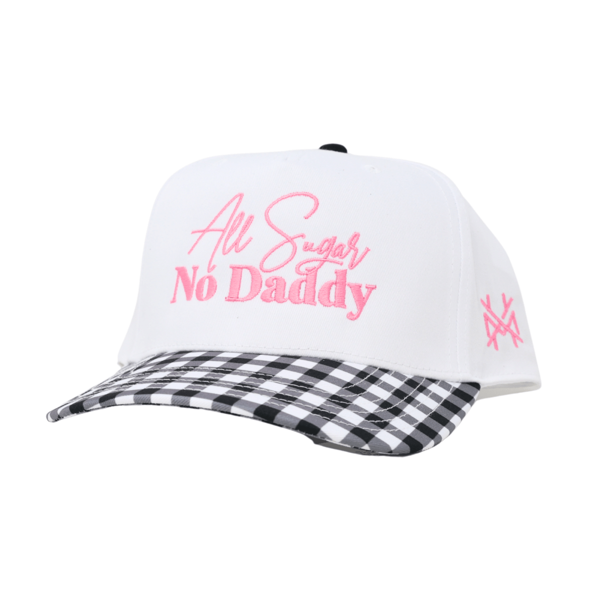The Mad Hatter Co - All Sugar No Daddy Trucker Hat: Retro Leopard/Natural