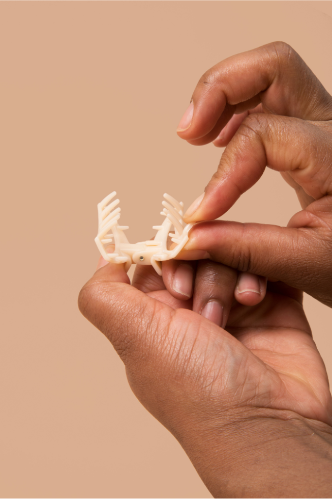 TELETIES - Open Hair Clip | Tiny | Tortoise