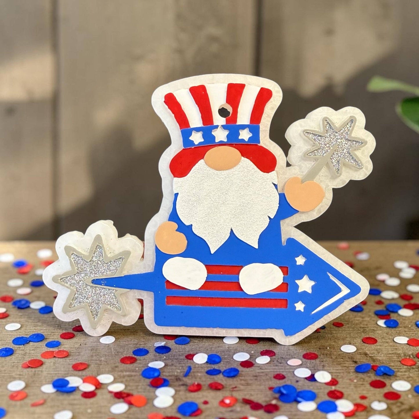 Bug and Bean Freshies - Firecracker Gnome Freshie: Volcano