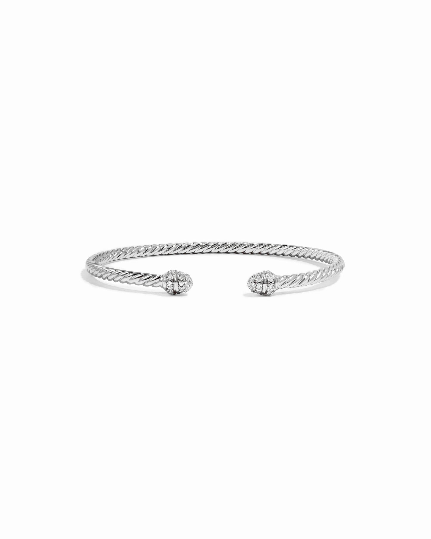 Sami Jewels - Twisted Bangle Cuff: Gold / 6.75"