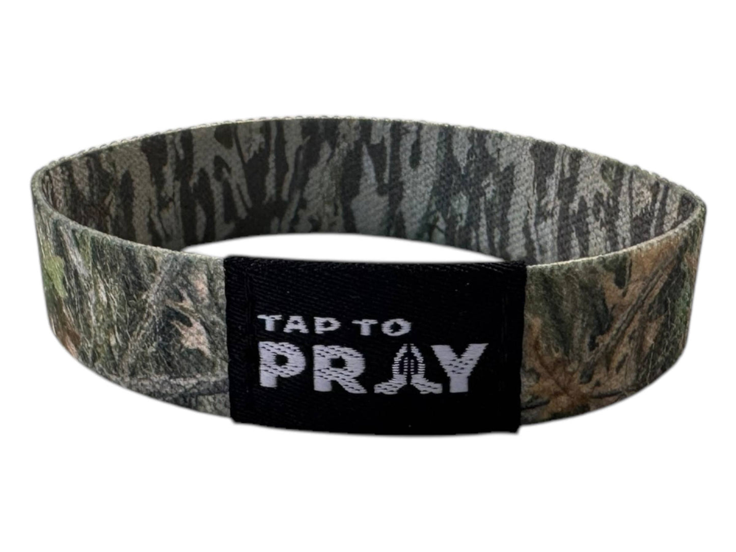 Versible - Tap To Pray™ Wristbands - Forest & Tree Bark Camo: Large / Forest Camo / Tree Bark Camo