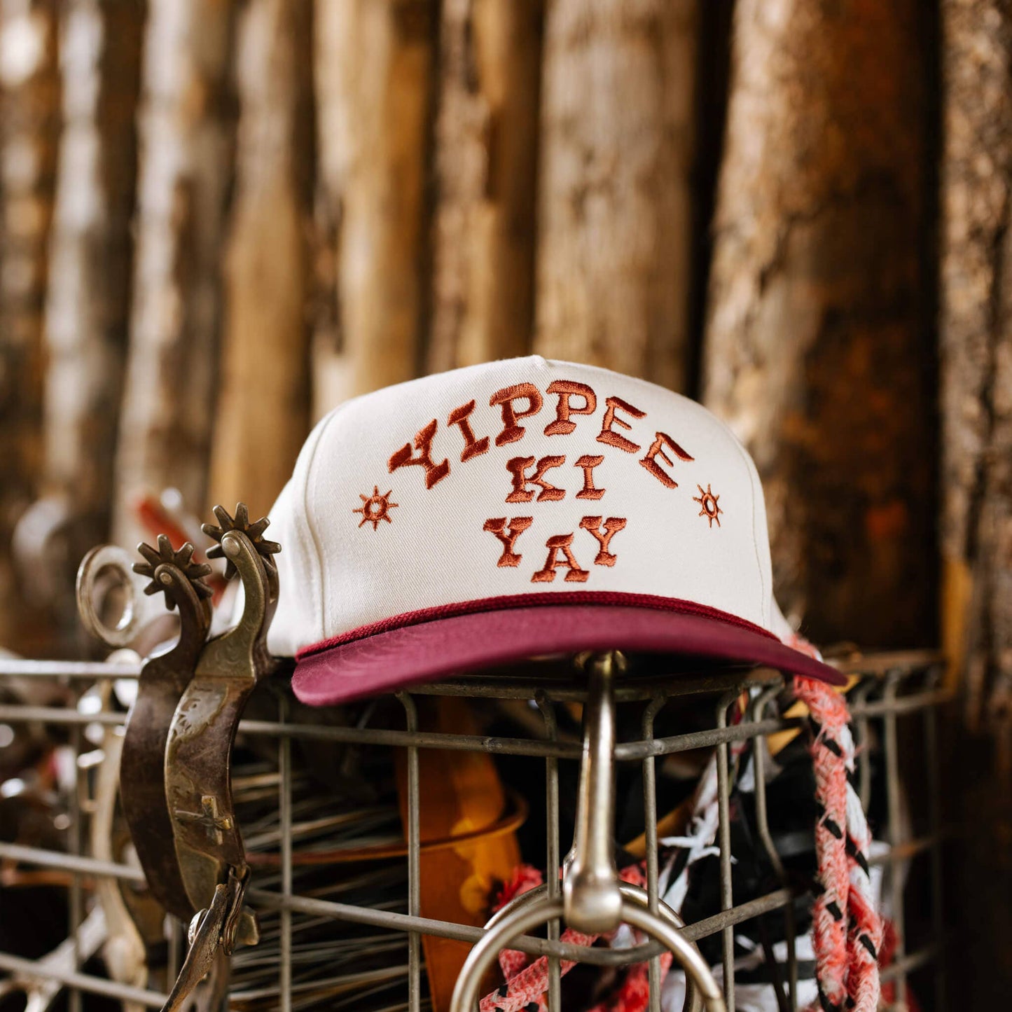 Sendero Provisions Company - Yippee Ki Yay Hat: Cream/Brown