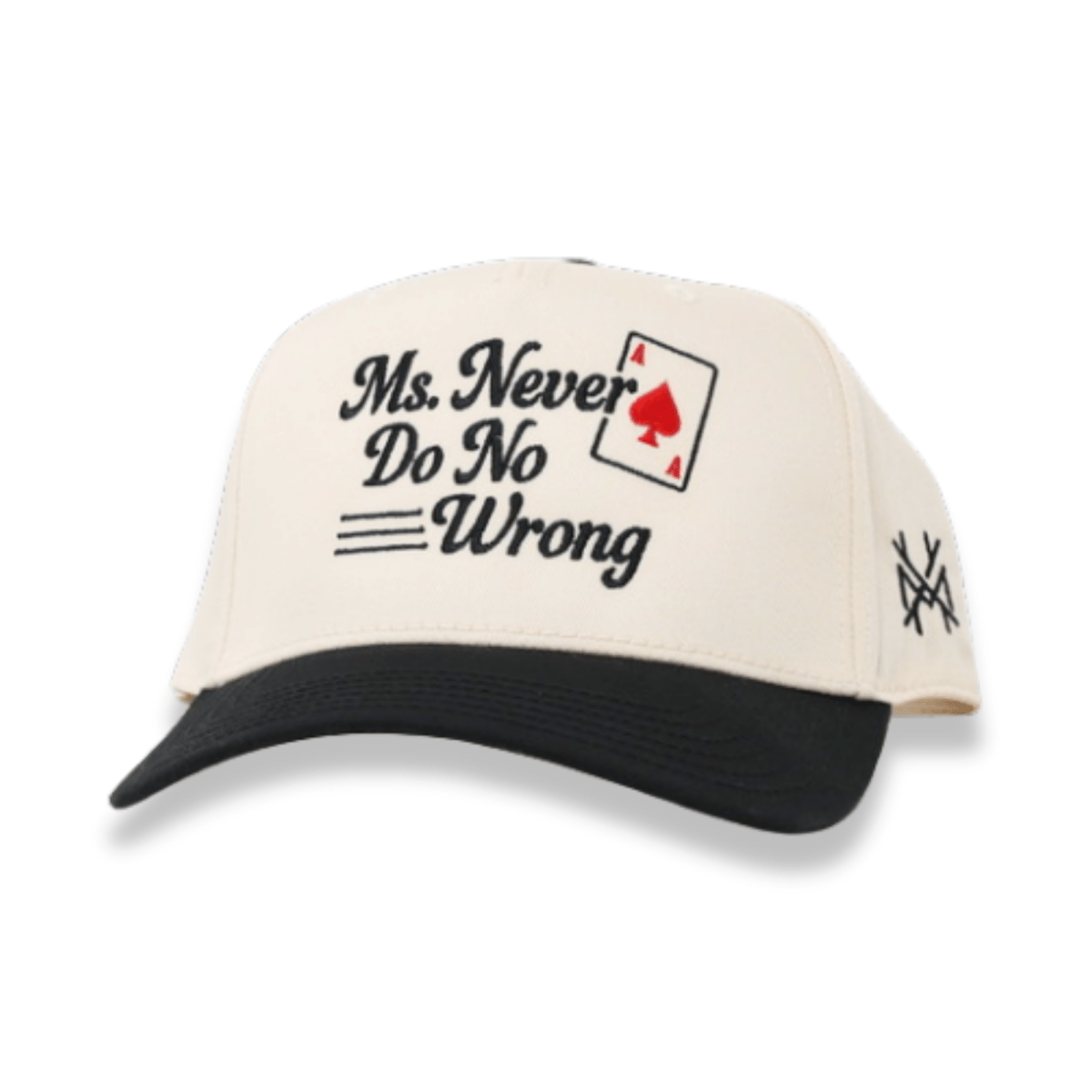 The Mad Hatter Co - Ms. Never Do No Wrong Trucker Hat: Retro Bottomland/Natural