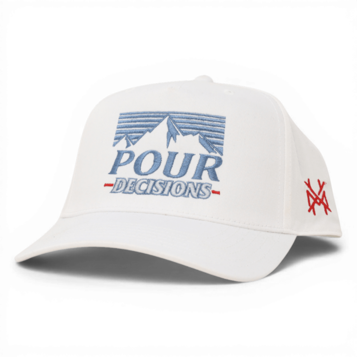 The Mad Hatter Co - Pour Decisions Trucker Hat: 7 Panel Black