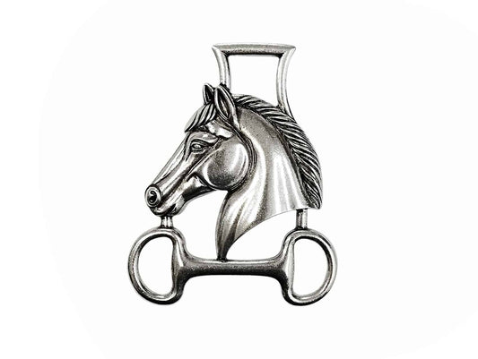 Turquoise Haven - 0080 SILVER WESTERN HORSE PENDANT