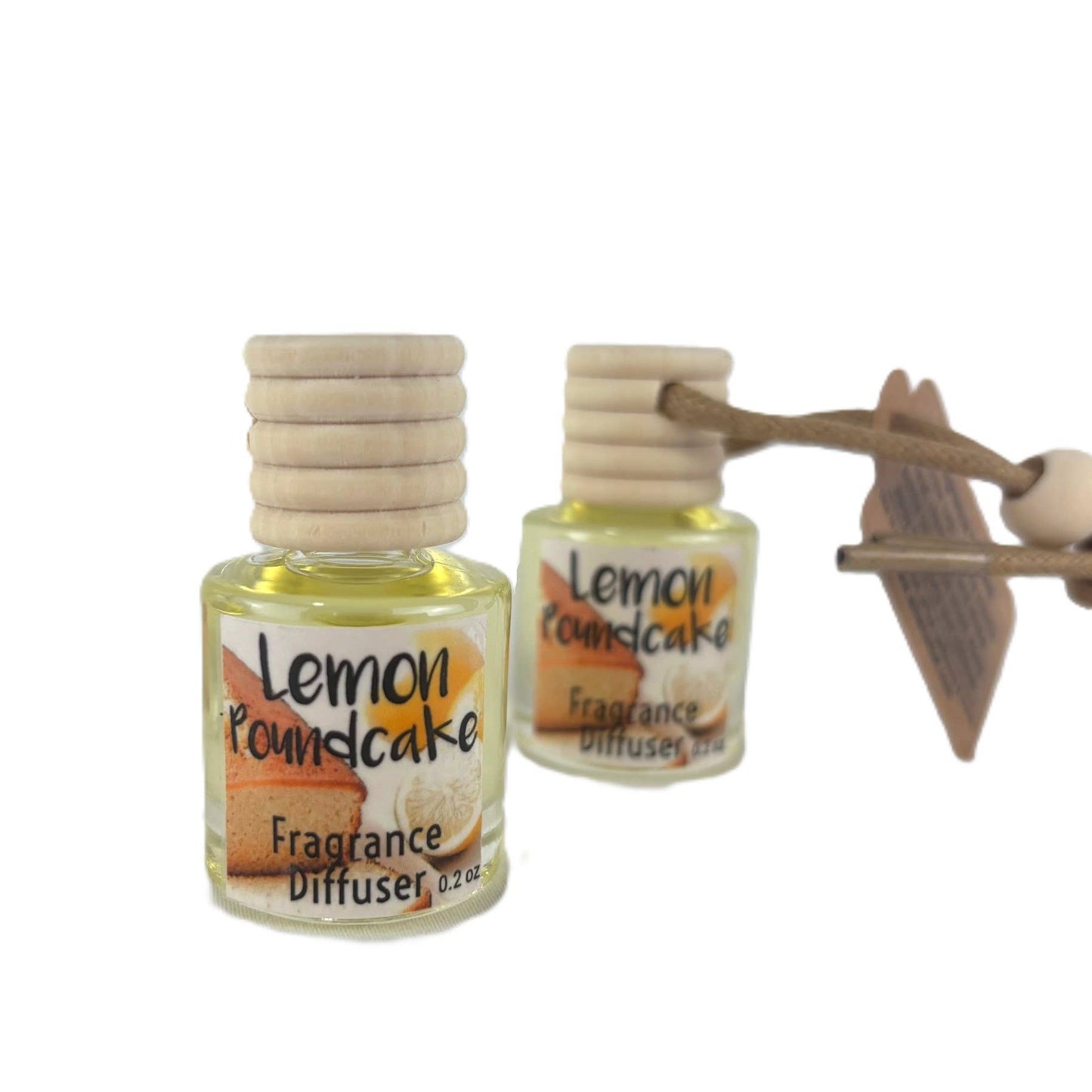 Ani’s Market LLC - Lemon Poundcake Car Air Freshener Fragrance Diffuser