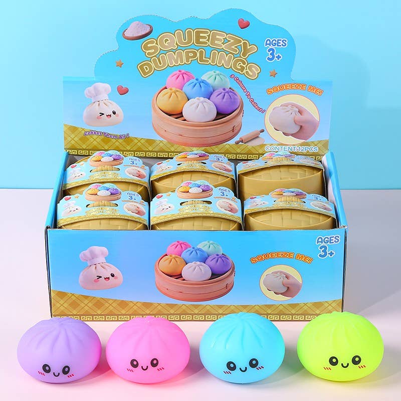 JOSSLYN by wall to wall - Pressure Squishy Toy Dumplings | 40BTS415: Assorted
