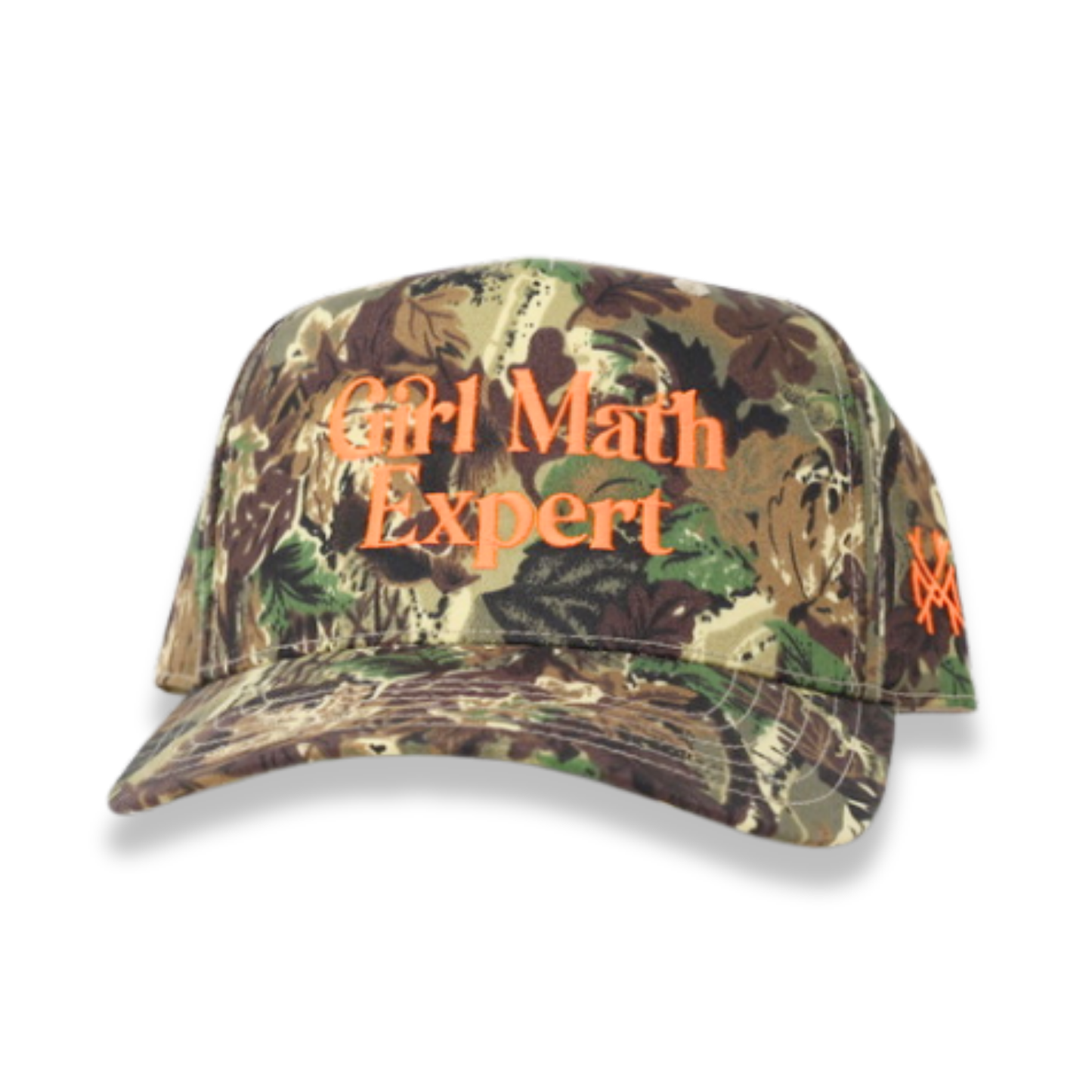 The Mad Hatter Co - Girl Math Expert Trucker Hat: Retro White