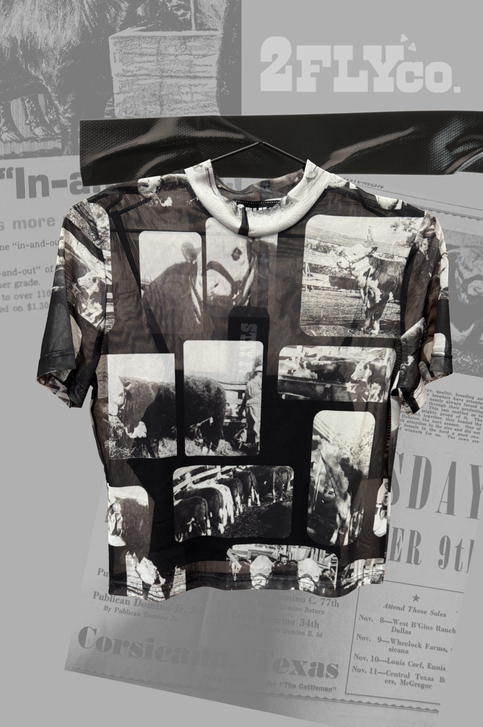 2 Fly Co - CATTLE CHROME *TEE: 3X