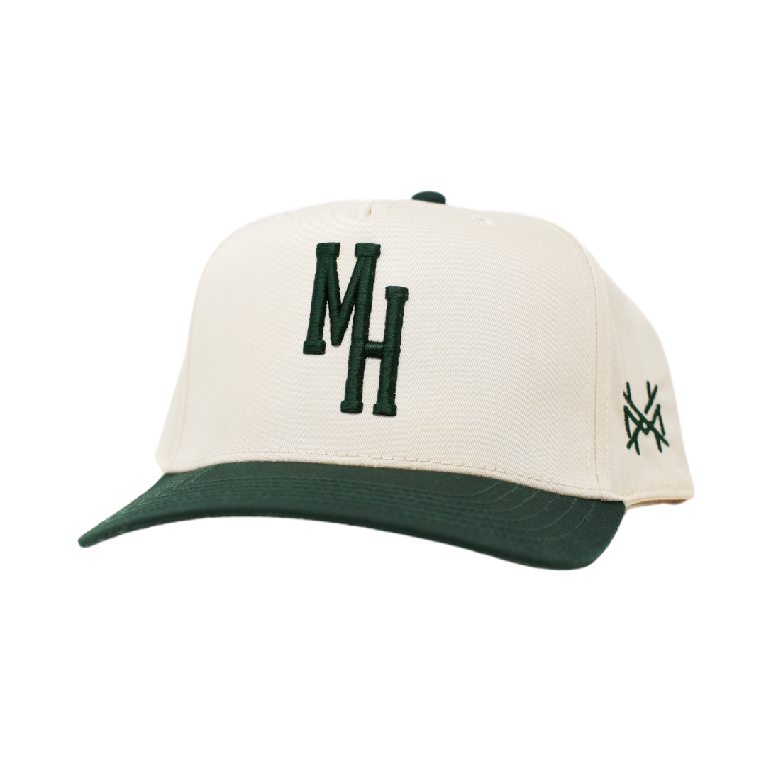 The Mad Hatter Co - The Varsity Trucker Hat: Black/White Otto