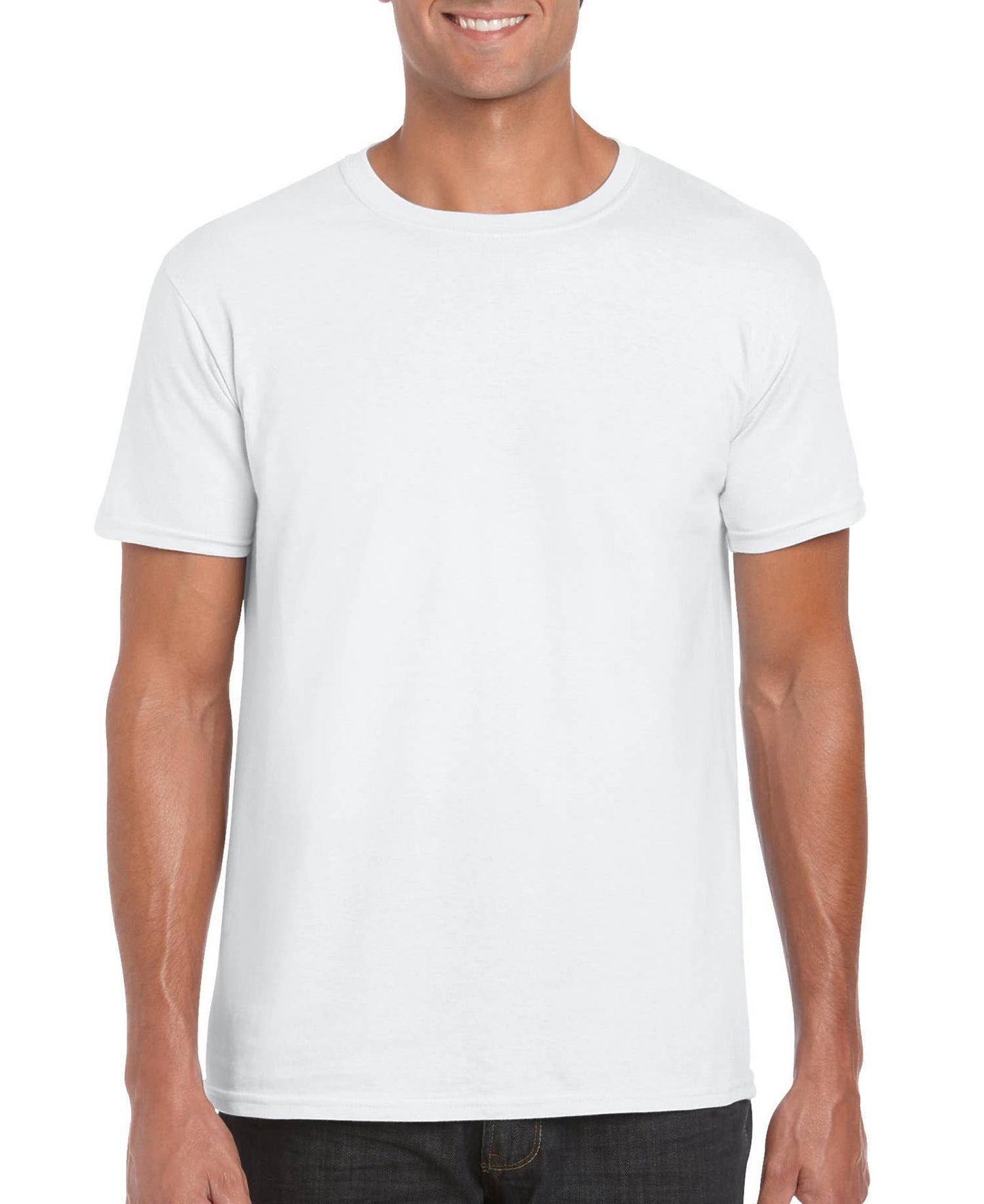 Print The Dream - Gildan Softstyle Adult Unisex T-Shirt, Blank Shirt: Black / XL