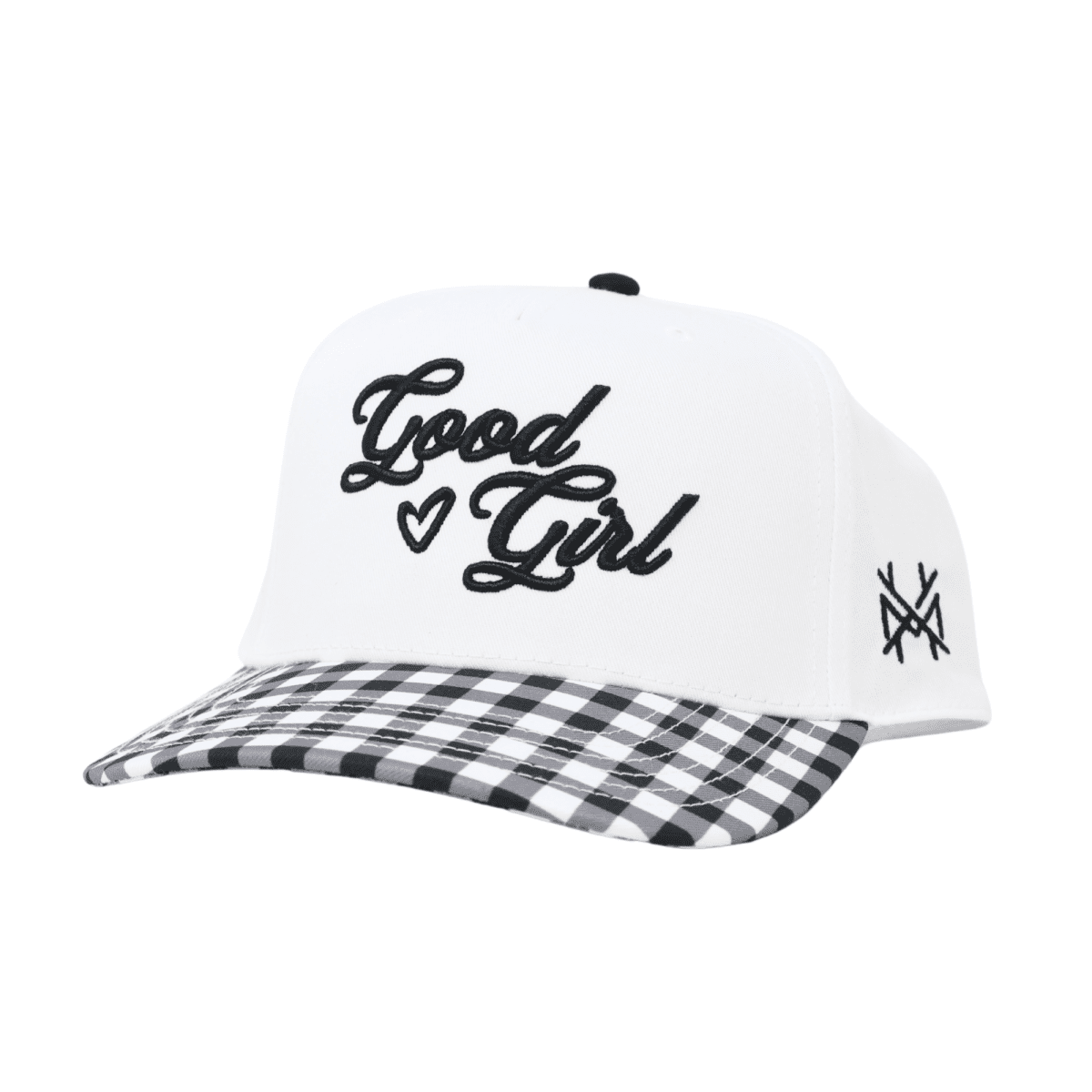 The Mad Hatter Co - Good Girl: Retro Black Check/White