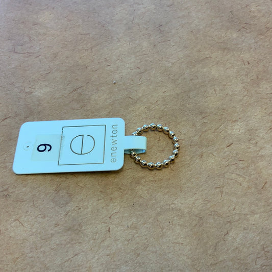 E NEWTON CLASSIC GOLD 3 MM BEAD RING