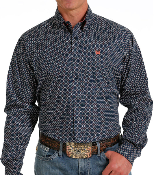 CINCH MENS LONG SLEEVE PRINT SHIRT