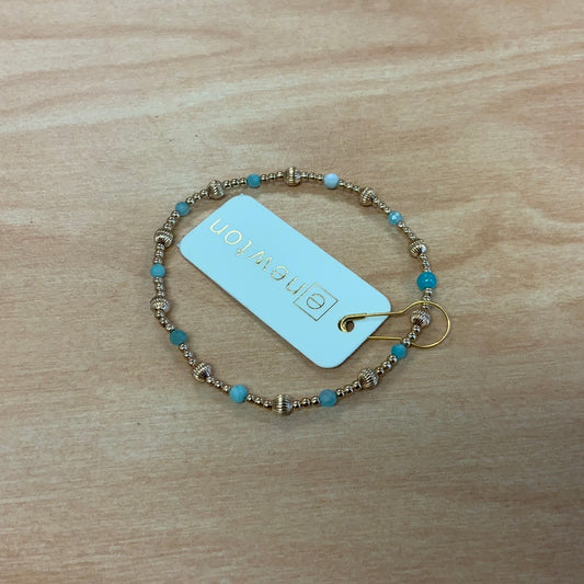 E NEWTON DIGNITY SINCERITY PATTERN 4 MM BEAD BRACELET