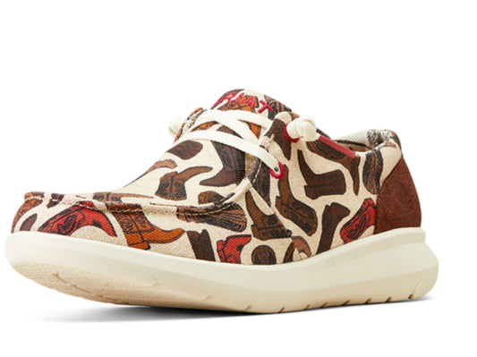 ARIAT WOMENS HILO NEW BOOT GOOFIN PRINT