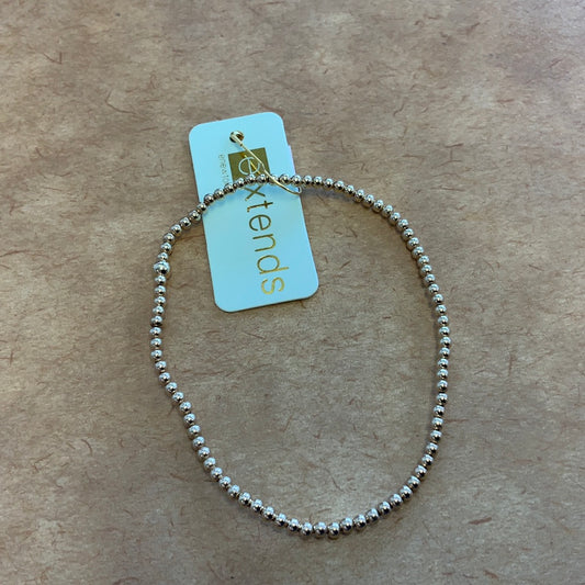 E NEWTON EXTENDS CLASSIC GOLD 2.5 MM BEAD BRACELET