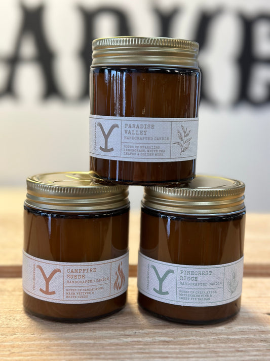 YELLOWSTONE 8 OZ CANDLES BY TRU FRAGRANCE