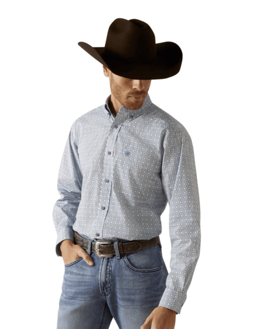 ARIAT MENS GERY CLASSIC LONG SLEEVE SHIRT