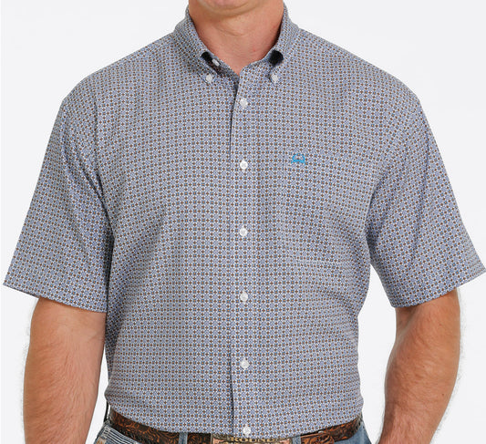 CINCH MENS PRINT ARENAFLEX BUTTON DOWN