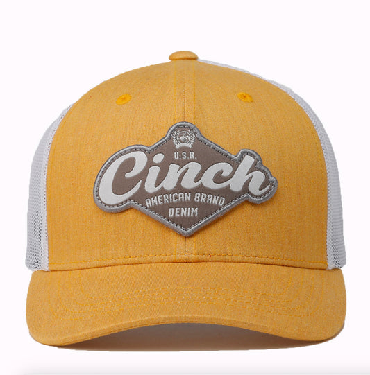 CINCH MENS TRUCKER CAP IN GOLD