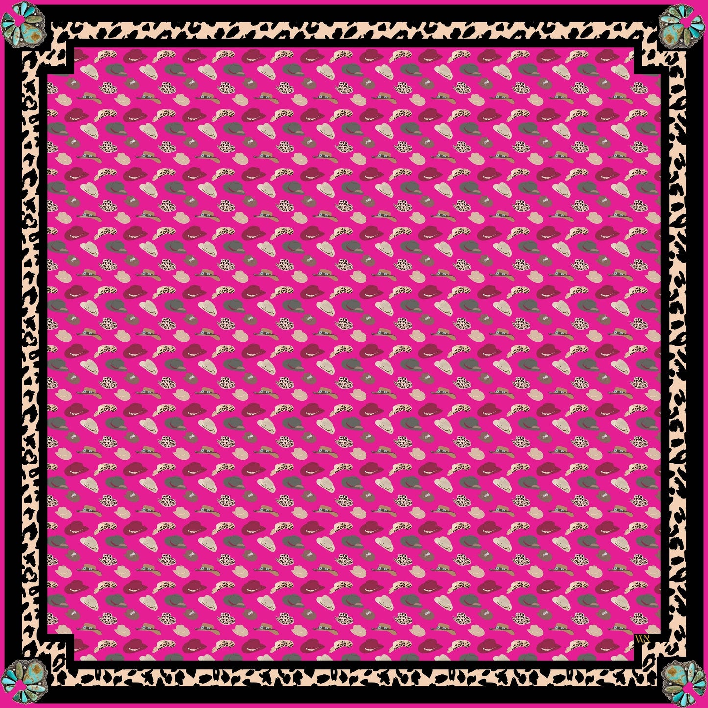 Whipin Wild Rags - Hot Pink NFR Scarf