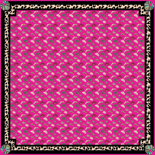 Whipin Wild Rags - Hot Pink NFR Scarf