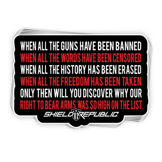 Shield Republic LLC - When All The Guns Have Been Banned