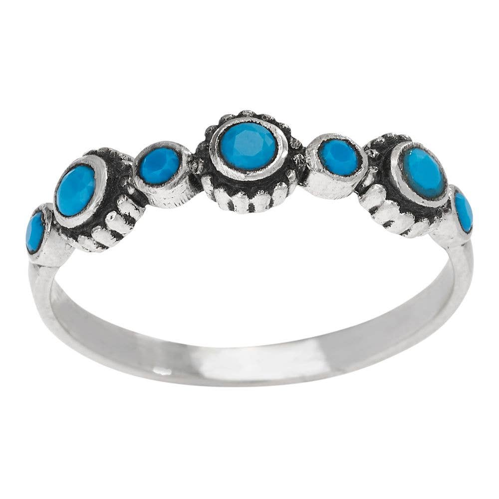Spirited Radiance Turquoise Sterling Silver Ring