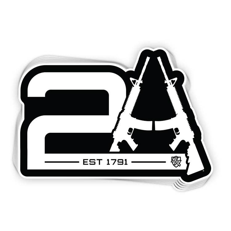 Shield Republic LLC - 2A Est 1791 Decal