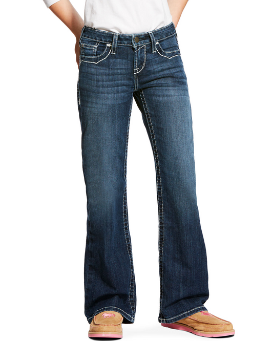 ARIAT GIRLS BOOTCUT STRETCH FIT DRESDEN