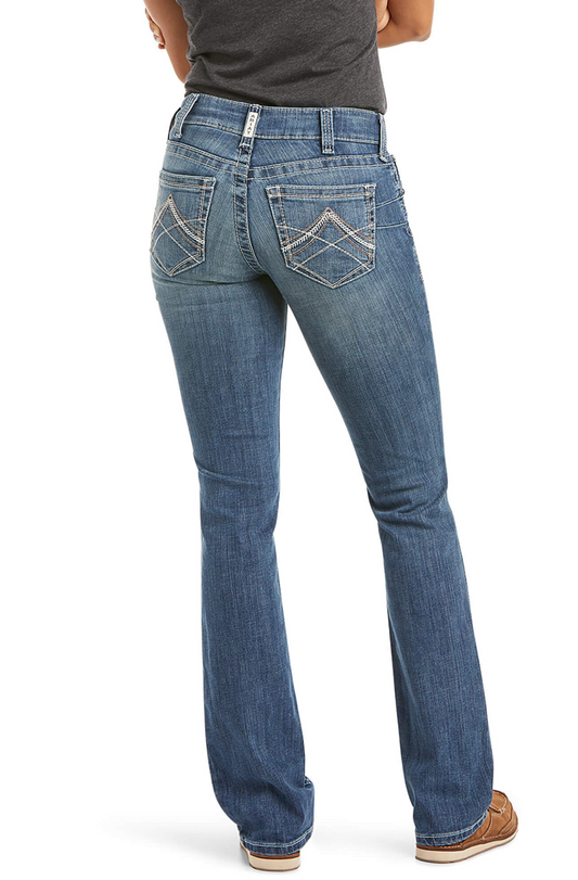 ARIAT WOMENS MID RISE STRAIGHT