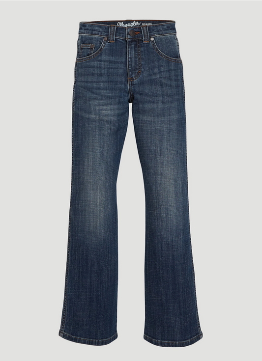 WRANGLER BOYS RETRO RELAXED BOOT JEANS IN FALL CITY
