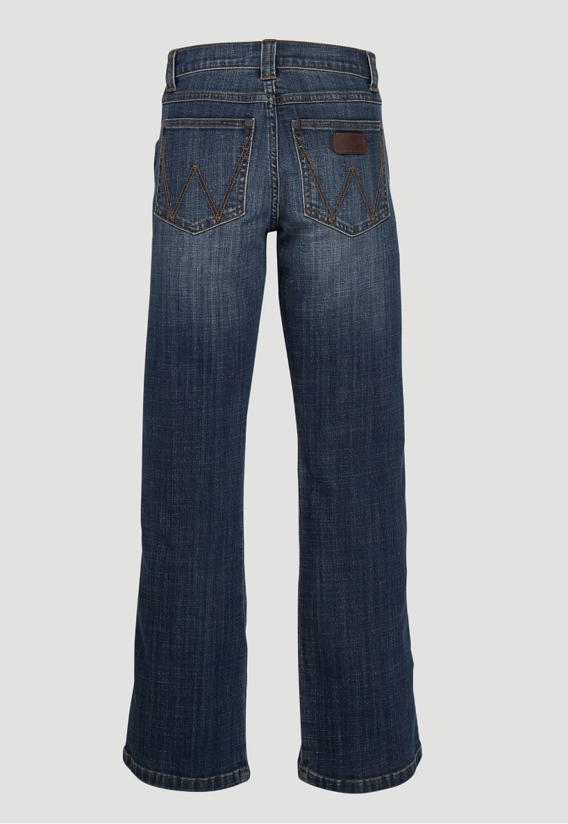 WRANGLER BOYS RETRO RELAXED BOOT JEANS IN FALL CITY