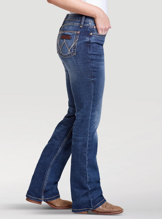 WRANGLER RETRO WOMENS MAE MID-RISE BOOT CUT