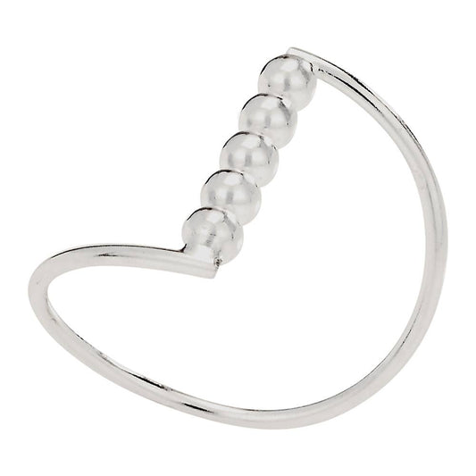 Tiger Mountain Jewelry - Stacked Beads Sterling Silver Ring