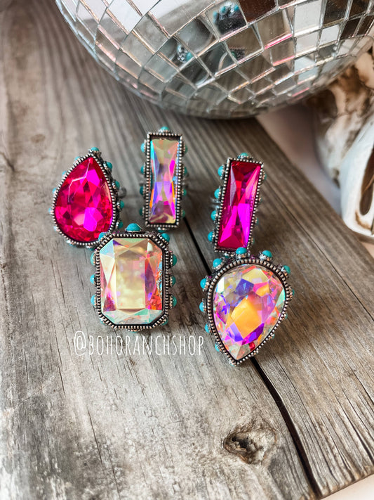 Boho Ranch Shop - Bling Bling Western Ring Adjustable