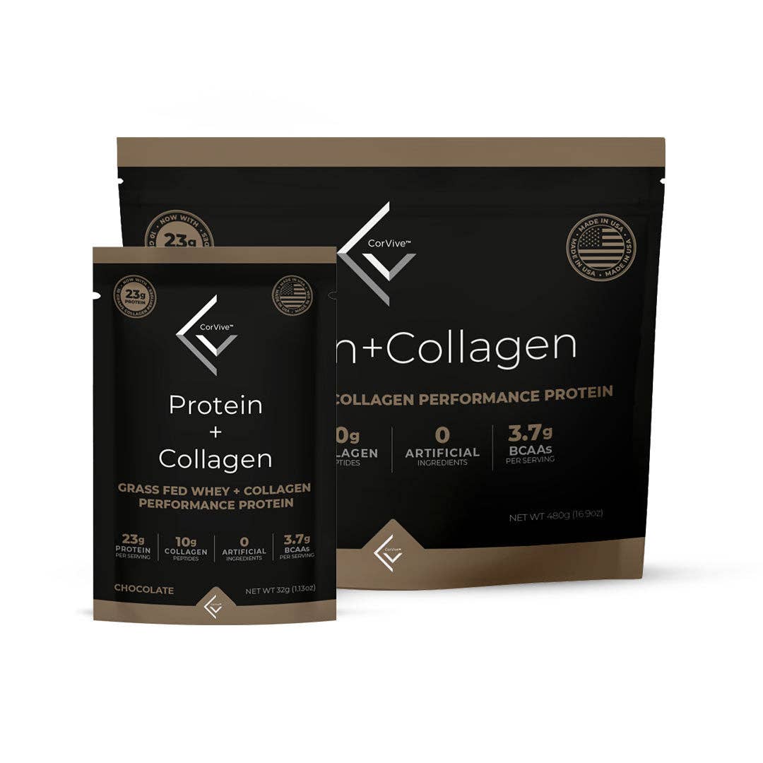 Corvive - Protein + Collagen Powder: Chocolate