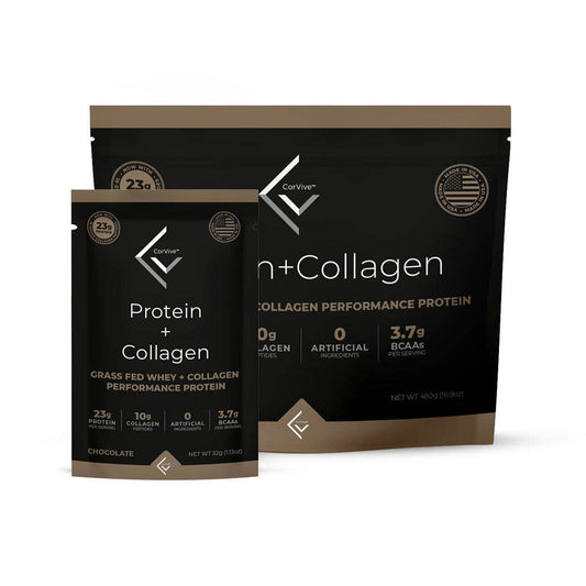 Corvive - Protein + Collagen Powder: Chocolate