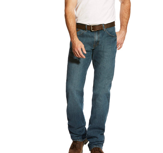 ARIAT 10016221 MENS REBAR M4 RELAXED DURASTRETCH BASIC BOOT CUT JEAN-CARBINE 10016221