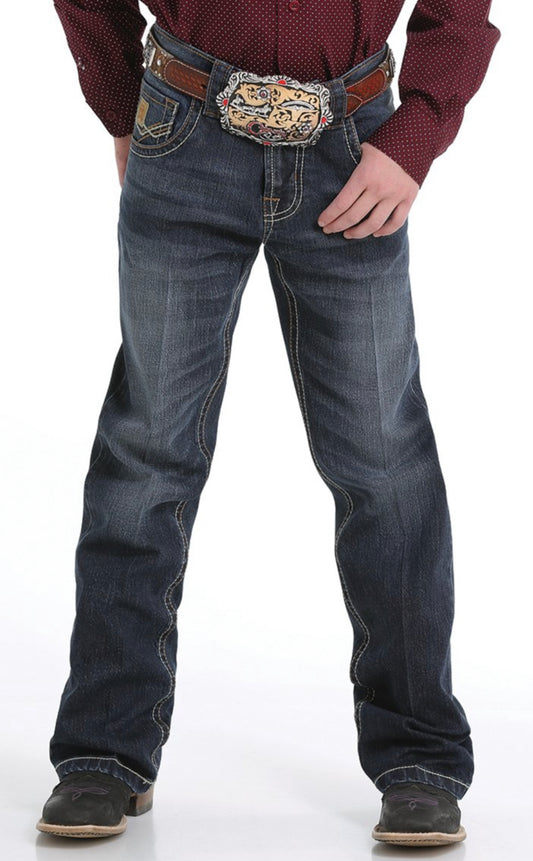 CINCH BOYS RELAXED FIT MID RISE BOOT CUT LEG