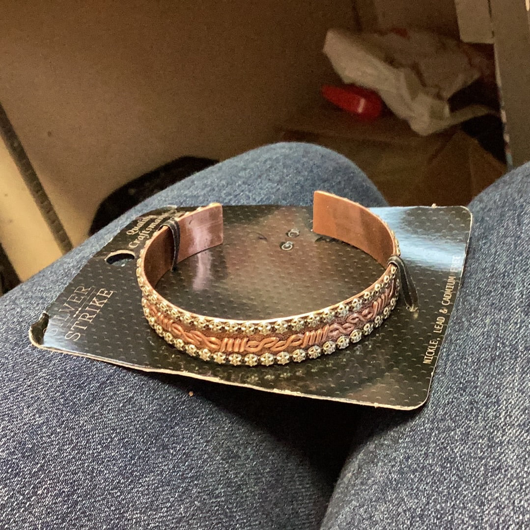 SILVER STRIKE MENS BRACELET